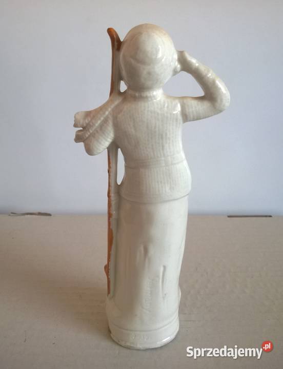 Stara Figurka Porcelanowa Niemcy Narciarka