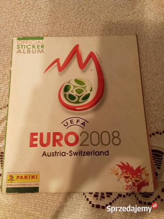 Euro 2008 album z naklejkami parę braków Warszawa