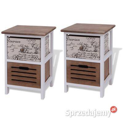 vidaXL Szafki nocne 2 drewnianeSKU242883 Warszawa