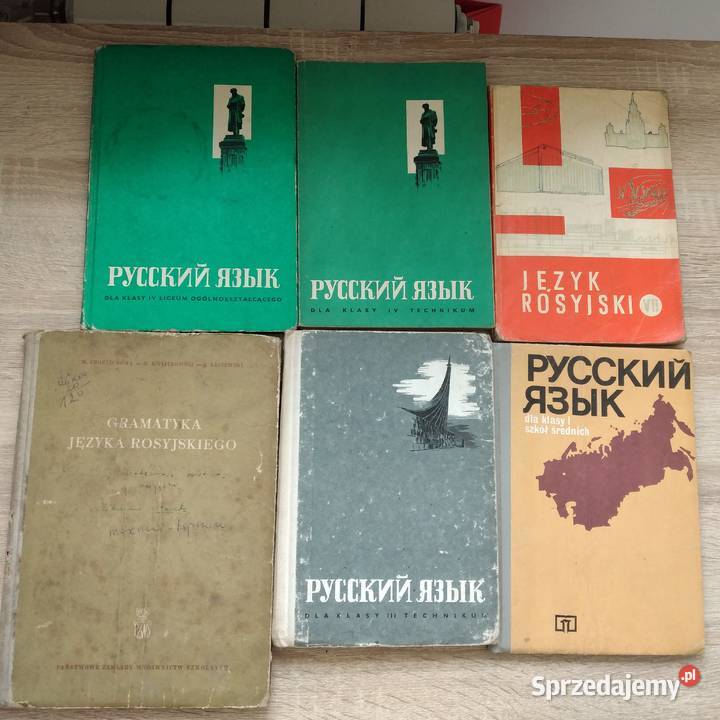 książki do jrosyjskiego Bukowno sprzedam