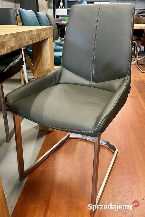 OKAZJA Zestaw 4 krzesło Levi ze skóry Habufa Opole sprzedam