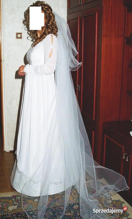 SUKNIA ŚLUBNA PRODUKCJA SALON EVA SASS biały