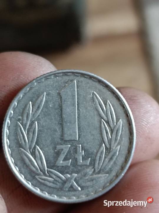 Sprzedam 1 zl 1977r zzm nierowne ranty blad Chełm sprzedam