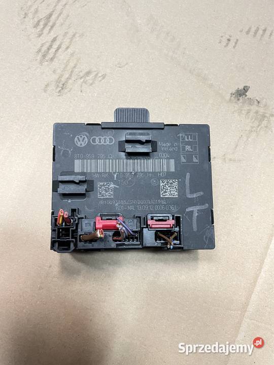 Sterownik moduł drzwi lewy tył 8T0959795Q audi zachodniopomorskie Szczecin sprzedam