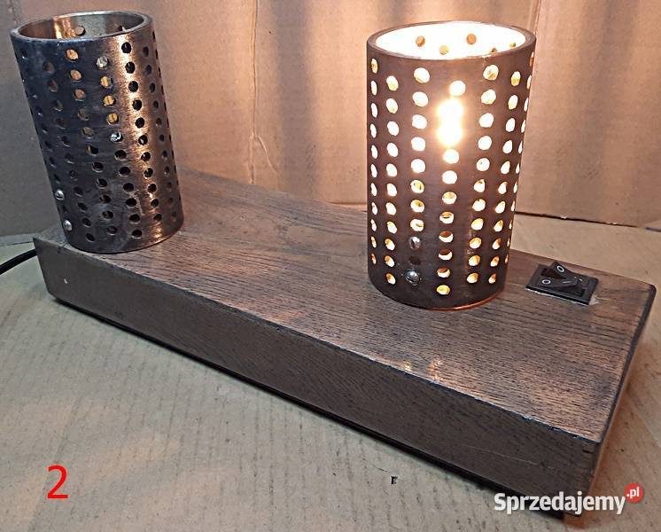 Lampa lampy na stolik 2x E14 projekt kreatywny Ostrów Wielkopolski