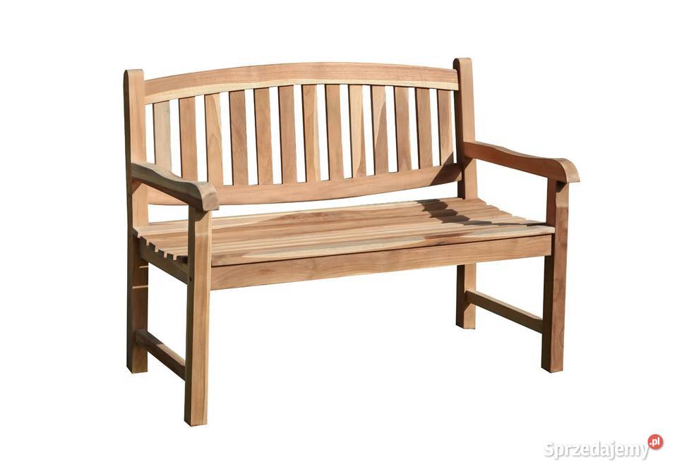 Ławka Oval 120 drewno tekowe teakowe teak tik Siedlce