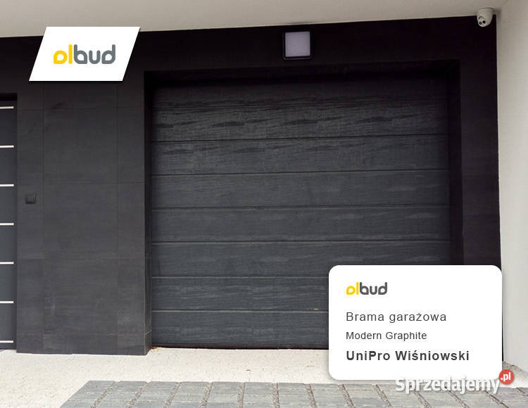 Brama garażowa Wiśniowski Hi Modern Graphite Ogrodzenia i bramy pomorskie Pruszcz Gdański
