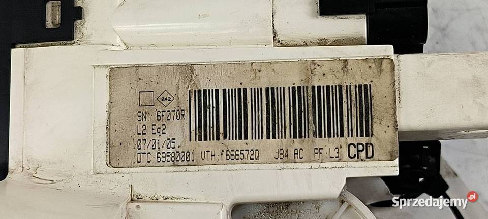 PANEL KLIMATYZACJI RENAULT MEGANE SCENIC II Lipno