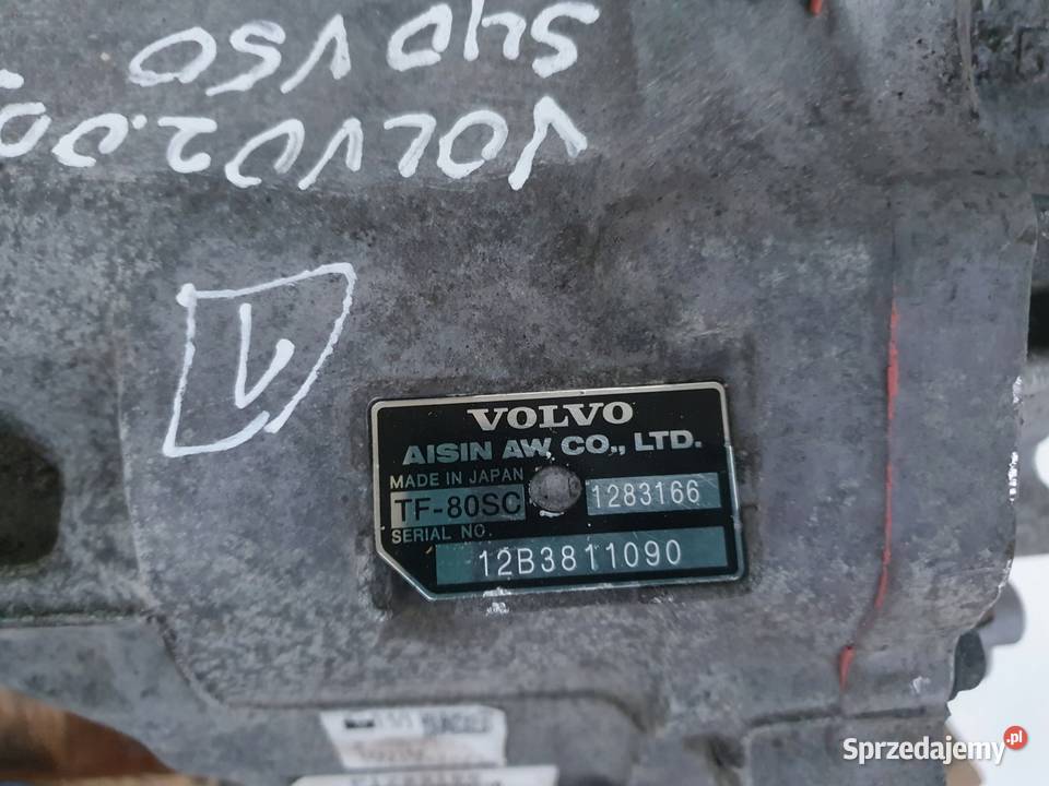 AUTOMATYCZNA SKRZYNIA BIEGÓW Volvo V50 20 D D3 osobowe Skrzynie biegów manualne Chełm sprzedam