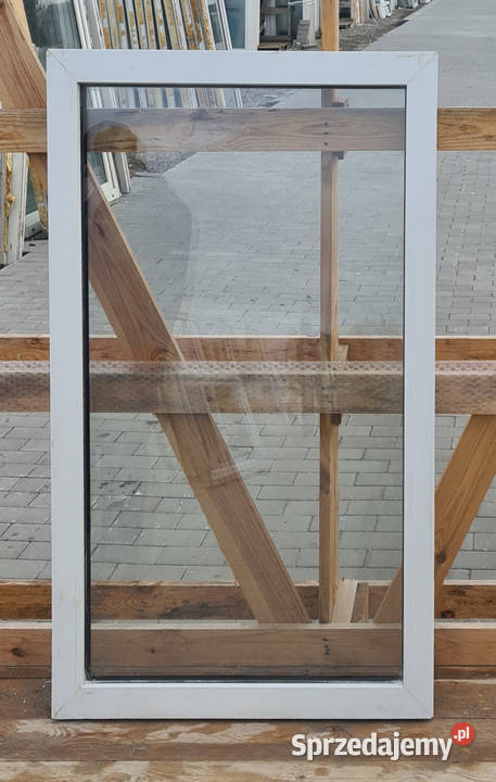 OKNA KacprzaK Witryna 77X123 FIX Używany PCV
