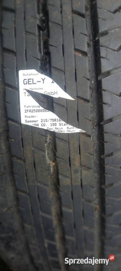 kola opony Fiat ducato2010 Bydgoszcz sprzedam