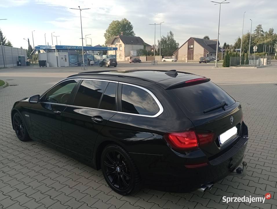 BMW 5 F11 30 Diesel Kombi Czarna Zadbana Manual Seria 5 Wilamowice