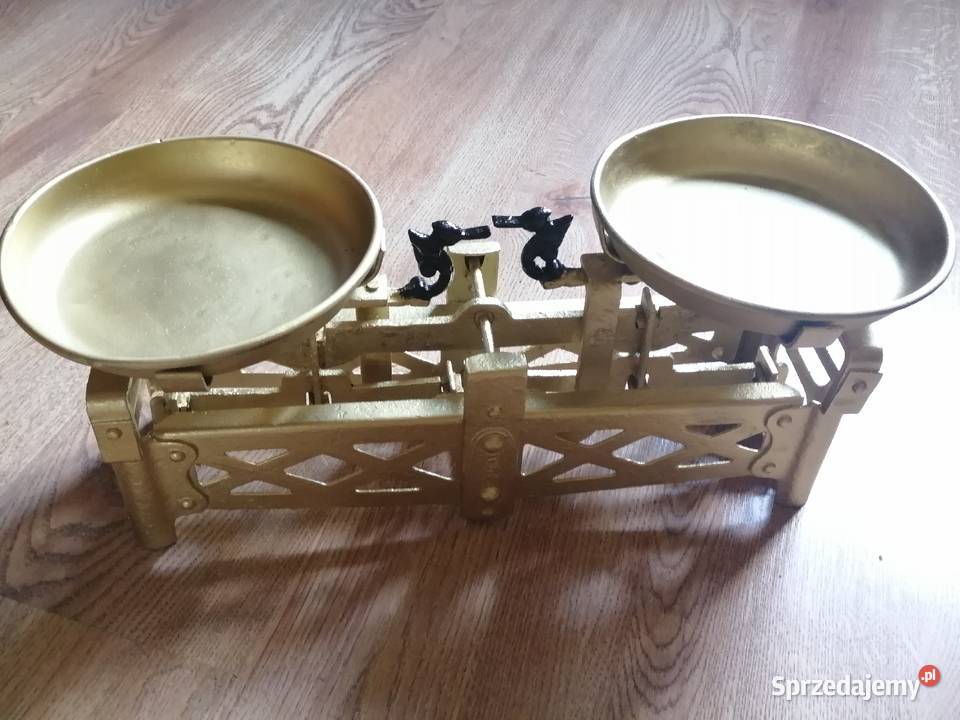 Stara waga szalkowa inny kolor