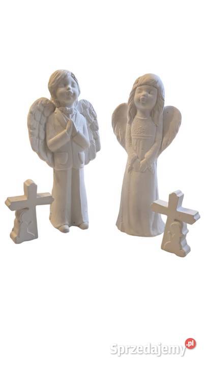 Aniołek komunijny anioł komunia prezent upominek Figurki i rzeźby Dom i Ogród dolnośląskie Wrocław