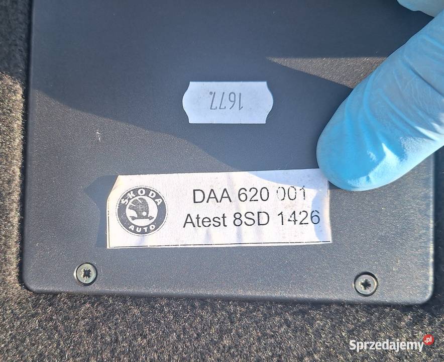 SKODA OCTAVIA PŁYTA PODŁOGOWA BAGAŻNIKA mazowieckie sprzedam