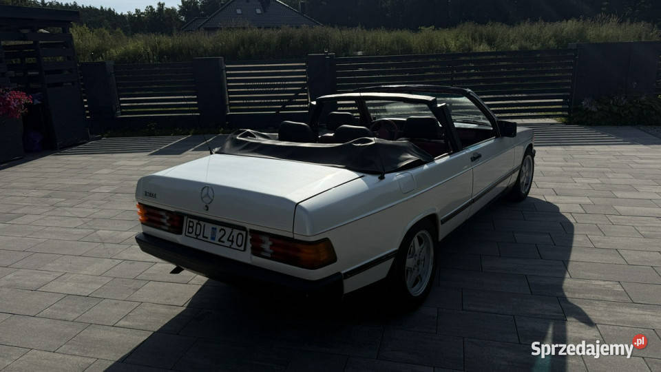 Mercedes W201 20benz Kabriolet skóry podgrzewane