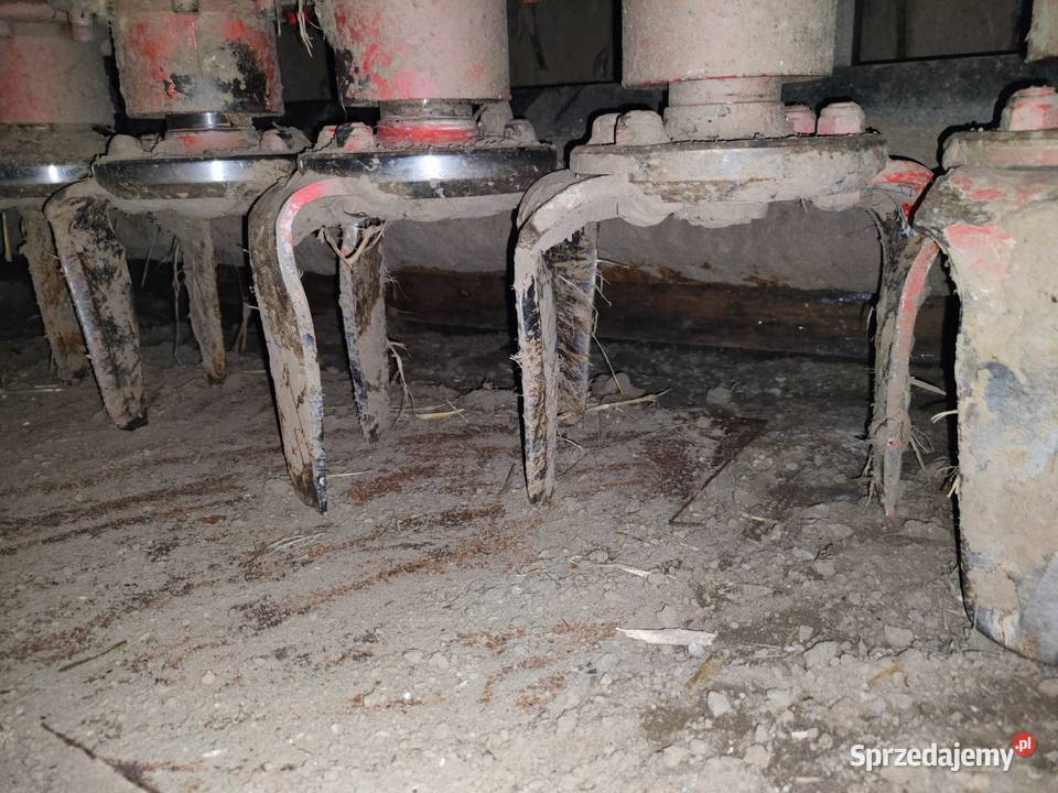 Zestaw uprawowo siewny 25m Brona wirnikowa Akpil nieuszkodzony Osiek