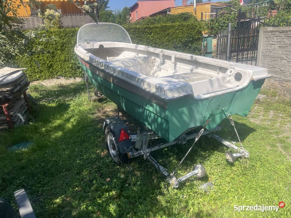Łódź łódka wędkarska rekreacyjna z przyczepką Bydgoszcz