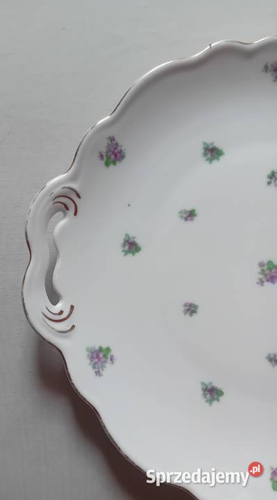 Patera z uchwytami Meissen Carl Teicheret wielkopolskie Koźminek