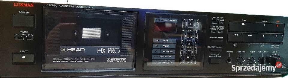 Luxman K 112 trzygłowicowy magnetofon 20Hz 21kHz Gdynia