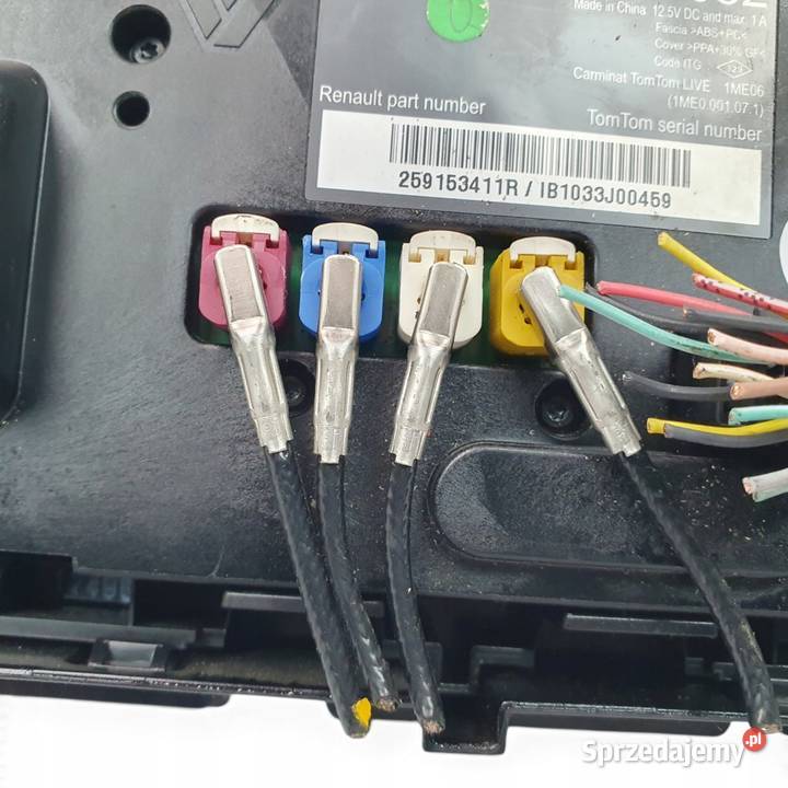 EKRAN WYŚWIETLACZ RADIA NAWIGACJI Renault Megane Chełm sprzedam