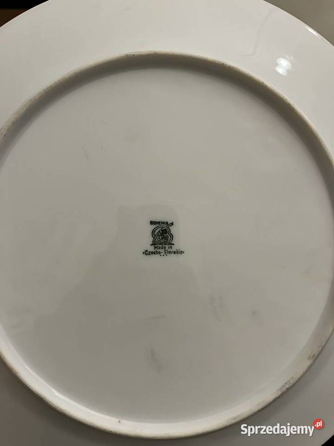 Talerz dekoracyjny Bohemia Czechosłowacja Poznań