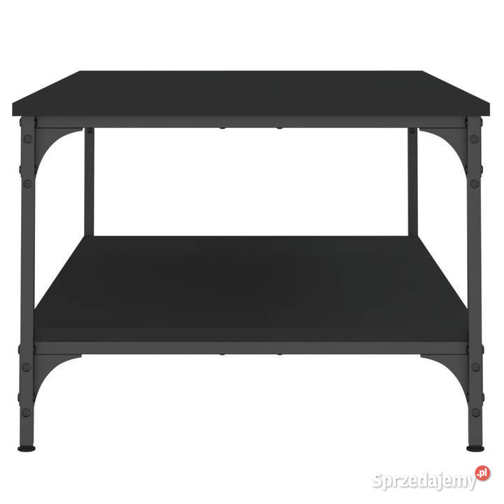 Stolik kawowy czarny 100x55x40 materiał