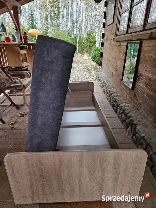 Tapczanik 1osobowy 200x85 szary stan Biała Podlaska