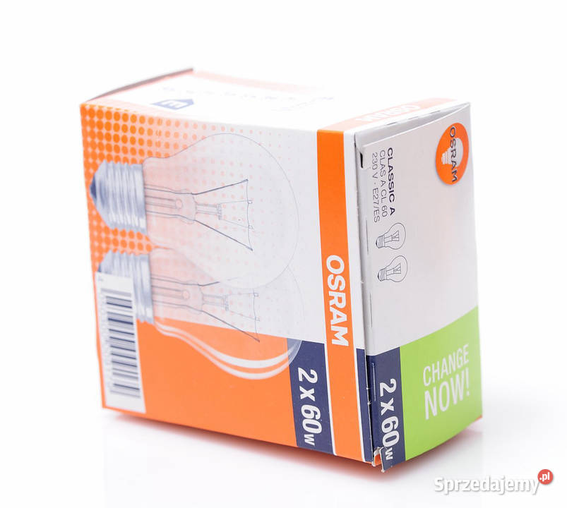 Żarówka tradycyjna 60W E27 230V OSRAM dolnośląskie Wrocław sprzedam
