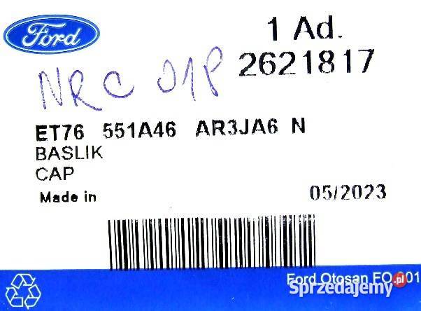 NAKŁADKA LISTWA RELINGU PRAWA PRZÓD FORD TRANSIT dostawcze Głogów