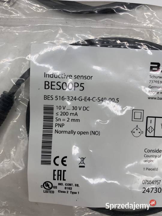 Balluff BES00P5 BES 516 324 G E4 C S49 00 5 Warszawa