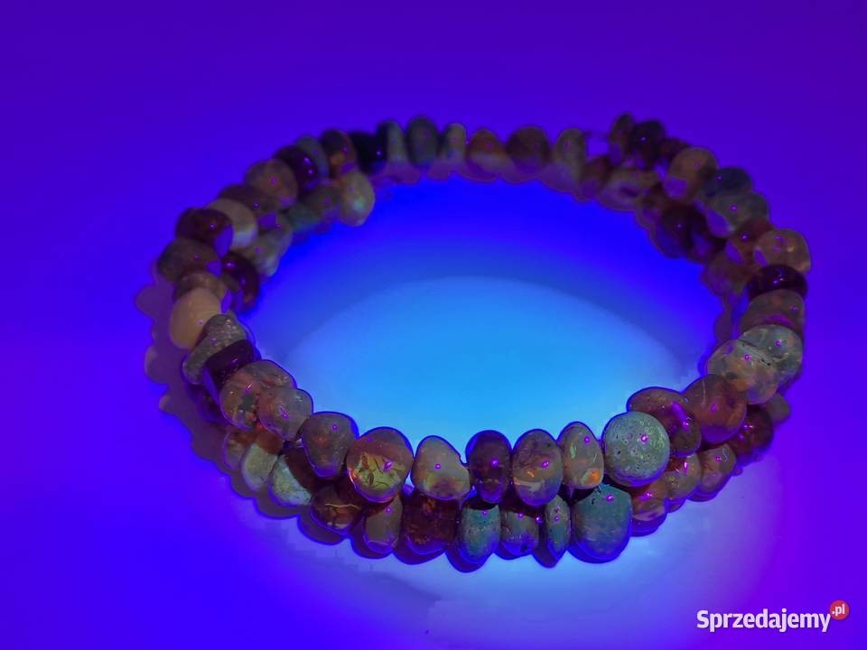 Bransoletka BURSZTYN bałtycki baroczek koniak Warszawa