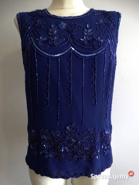 Bluzka Balowa Wieczorowa Imprezowa Bogato