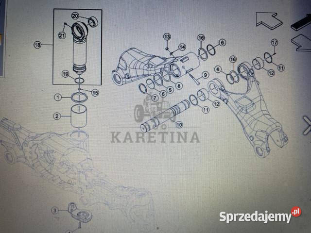 Carraro 2555s części wielkopolskie Jastrzębniki