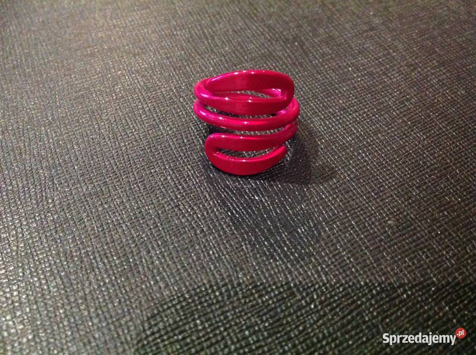 Pierścionek Damski Różowy Fuksja Nowa Sól