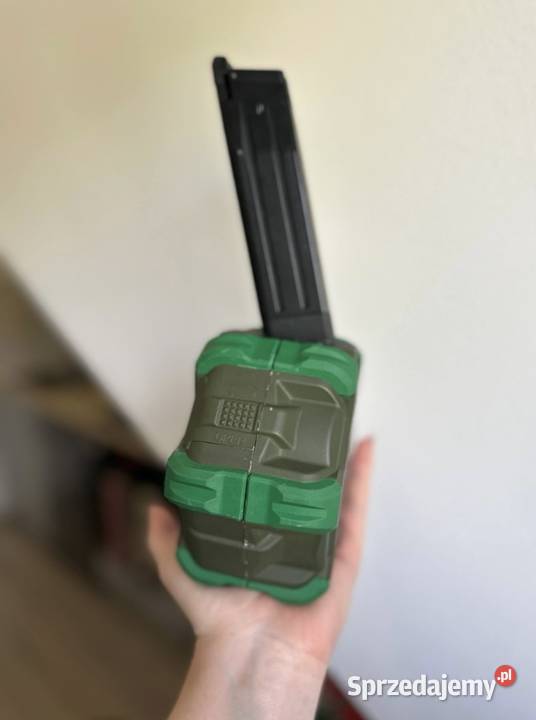 WE HiCapa Drum Mag 350BB Green Gas HiCapa 1911 Lublin