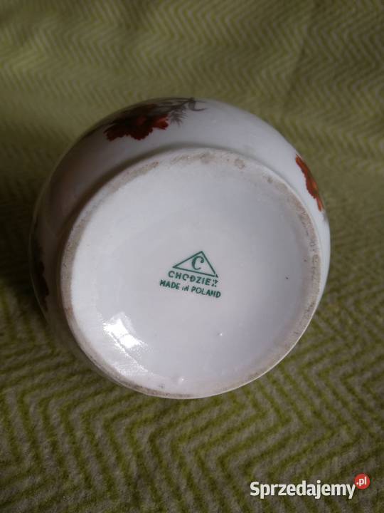 Porcelanowa lampa naftowa Chodzież PRL retro Pozostałe Szczecin