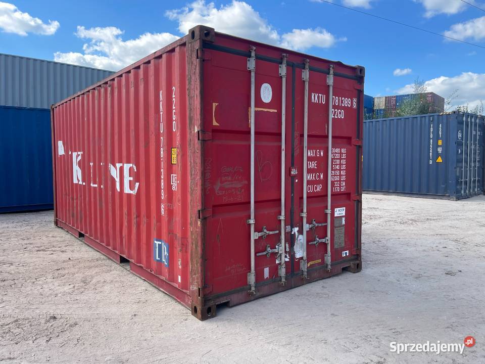 Kontener morski magazynowy 20DV 6 metrowy