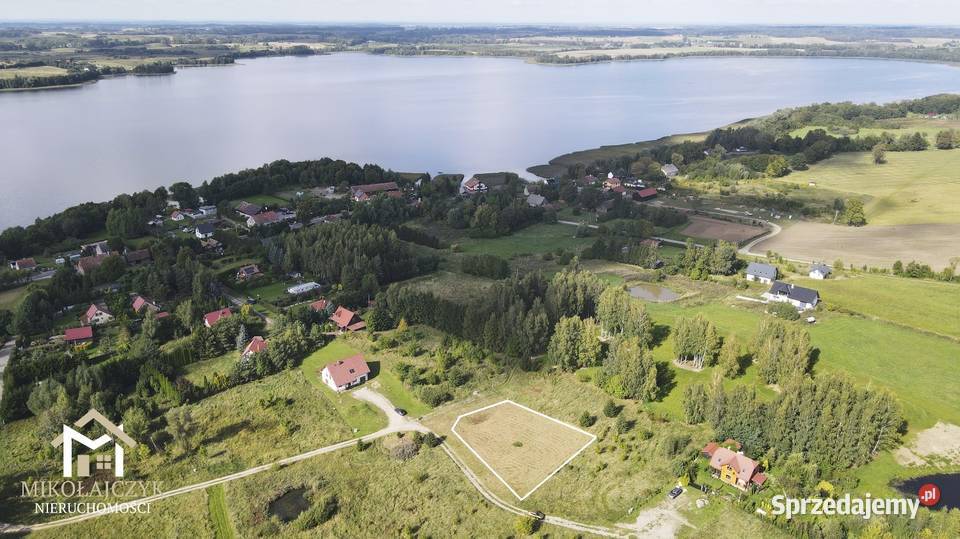 Działka budowlana jeziorem 013 ha Kikity warmińsko-mazurskie sprzedam