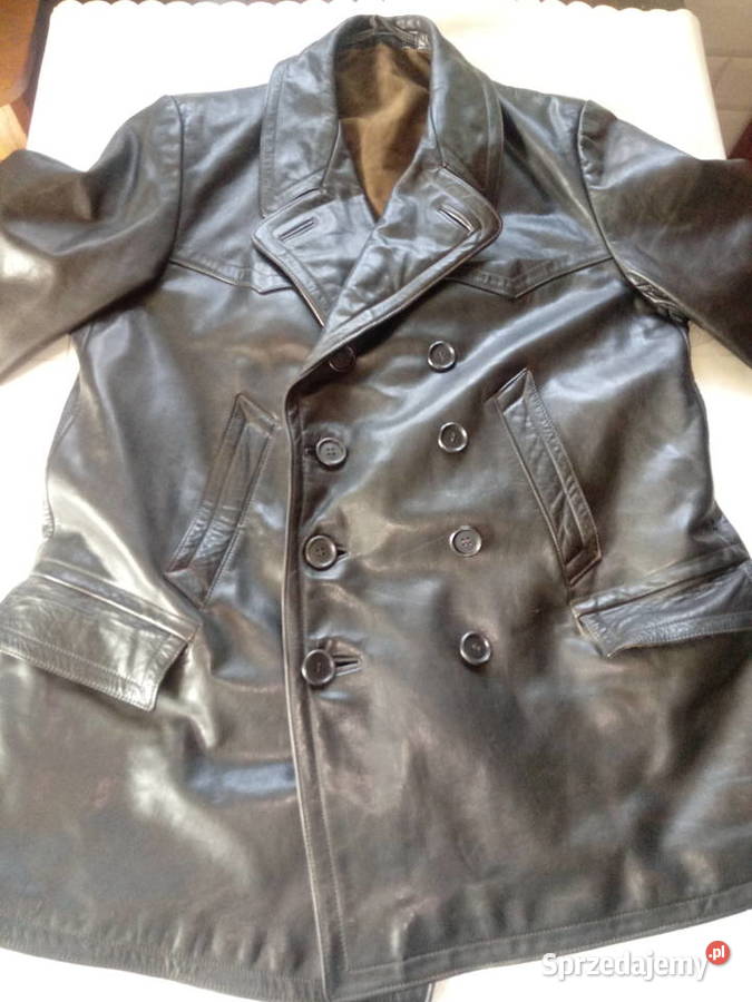 płaszcz skórzany kurtka męski czarny do Piotrówek sprzedam