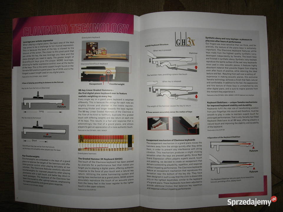 Yamaha Clavinova Digital Piano CVP Series Instrumenty klawiszowe i MIDI pomorskie Kępice
