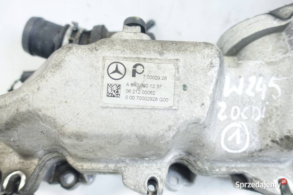 Mercedes W245 20 CDI KOLEKTOR SSĄCY A6400901237 lubelskie Chełm