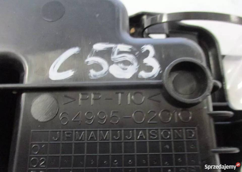 TOYOTA COROLLA E11 SCHOWEK NA LEWAREK 6499502010 osobowe Nowy Tomyśl sprzedam