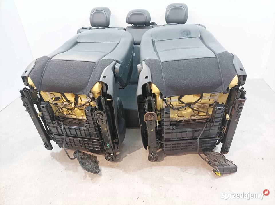 FOTELE KANAPA PÓŁSKÓRA WENTYLOWANE KOMPLET Rok produkcji 2015