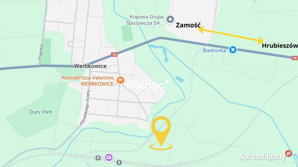 działka na obrzeżach Werbkowic Sprzedaż Werbkowice