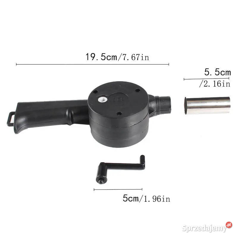 NOWA Dmuchawa powietrza do grilla rozpałka do