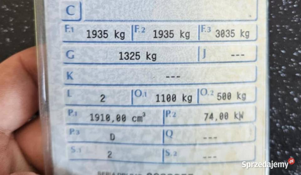 Fiat doblo 2004 Doblo wielkopolskie