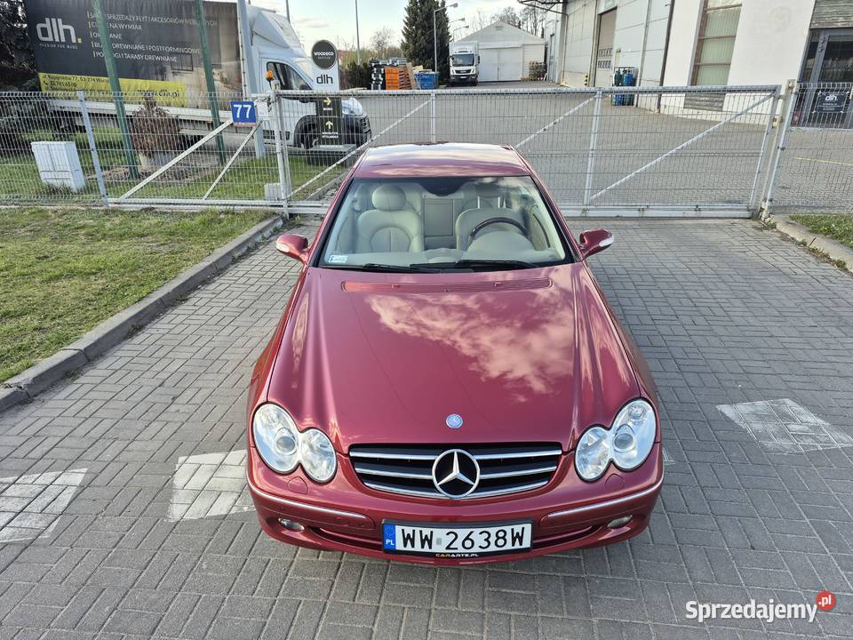 Mercedes CLK 240 piekny światła przeciwmgielne Mercedes-Benz Warszawa sprzedam
