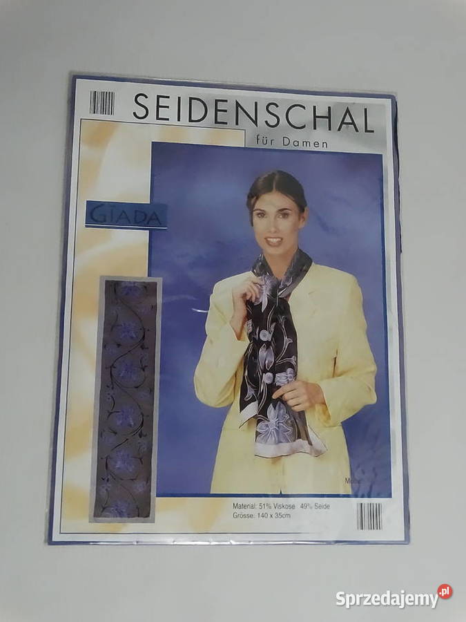 Elegancki Szal Damski GIADA Mieszanka Jedwabiu i Moda i Styl Biłgoraj