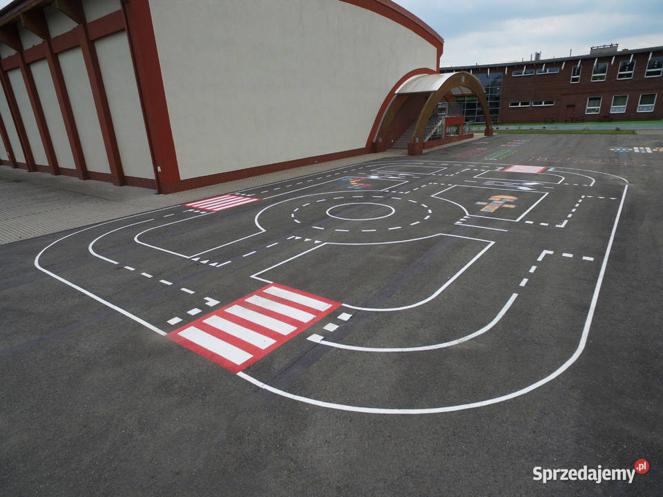 Miasteczko rowerowe BIG2 15x25m w obrysie śląskie Katowice